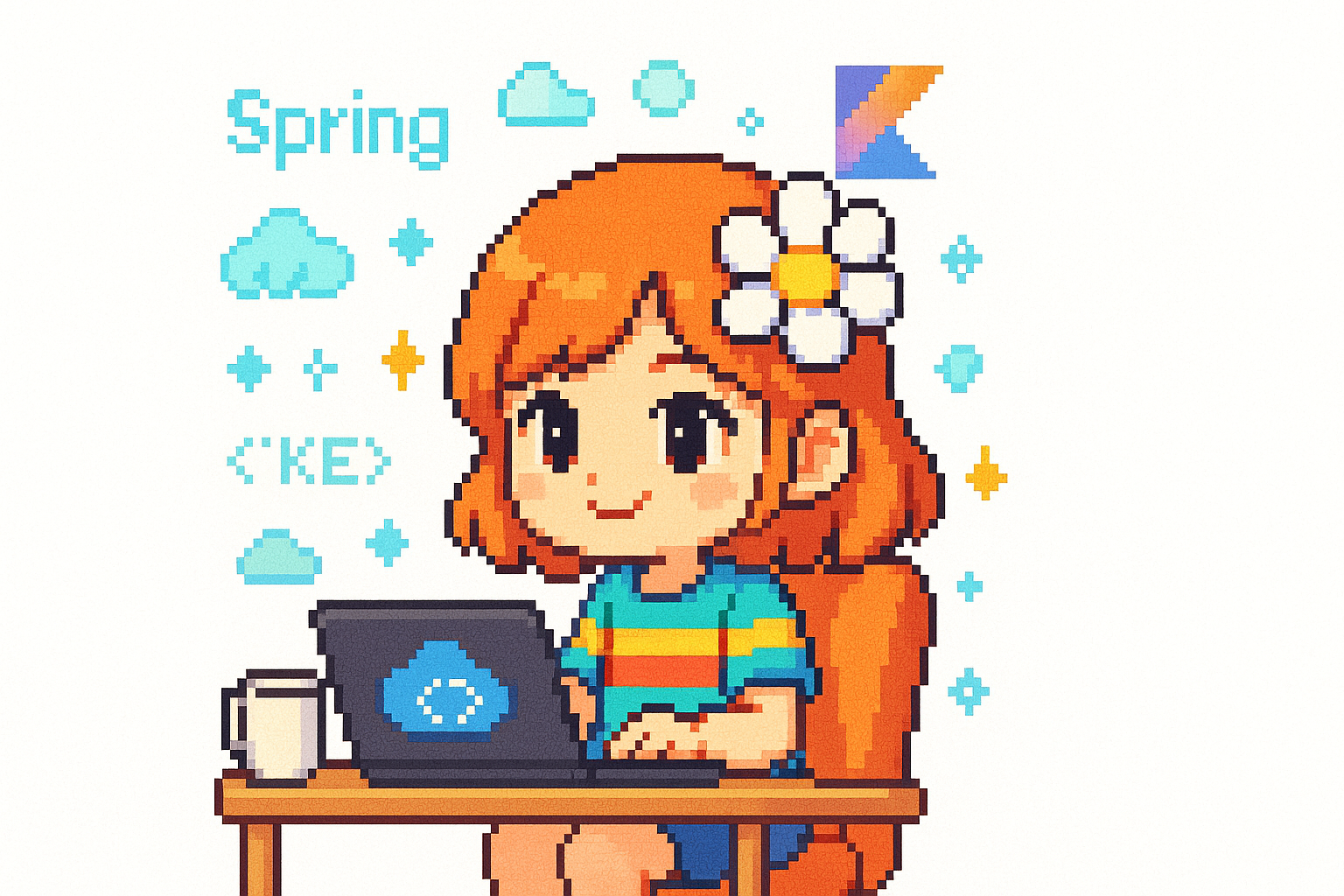 개발자 픽셀 이미지